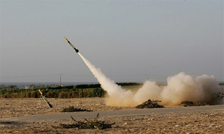 cohete lanzado contra aldeas libanesas